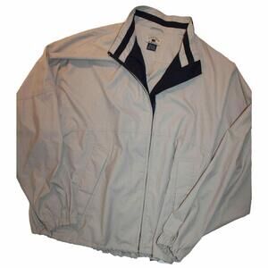 Cutter & Buck Men's Beige Windbreaker Rain Jacket Cream XXL